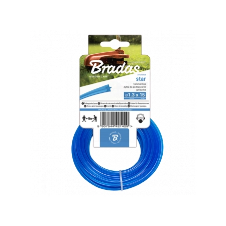 Żyłka TRIMMER gwiazdka 2,4x50 ZTG24050K Bradas